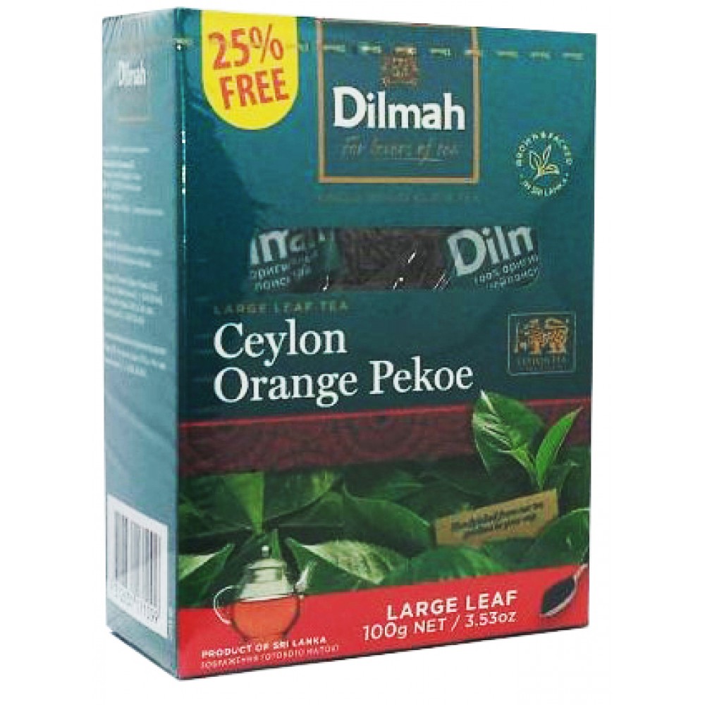Чай Dilmah Черный Крупнолистовой 100 грамм