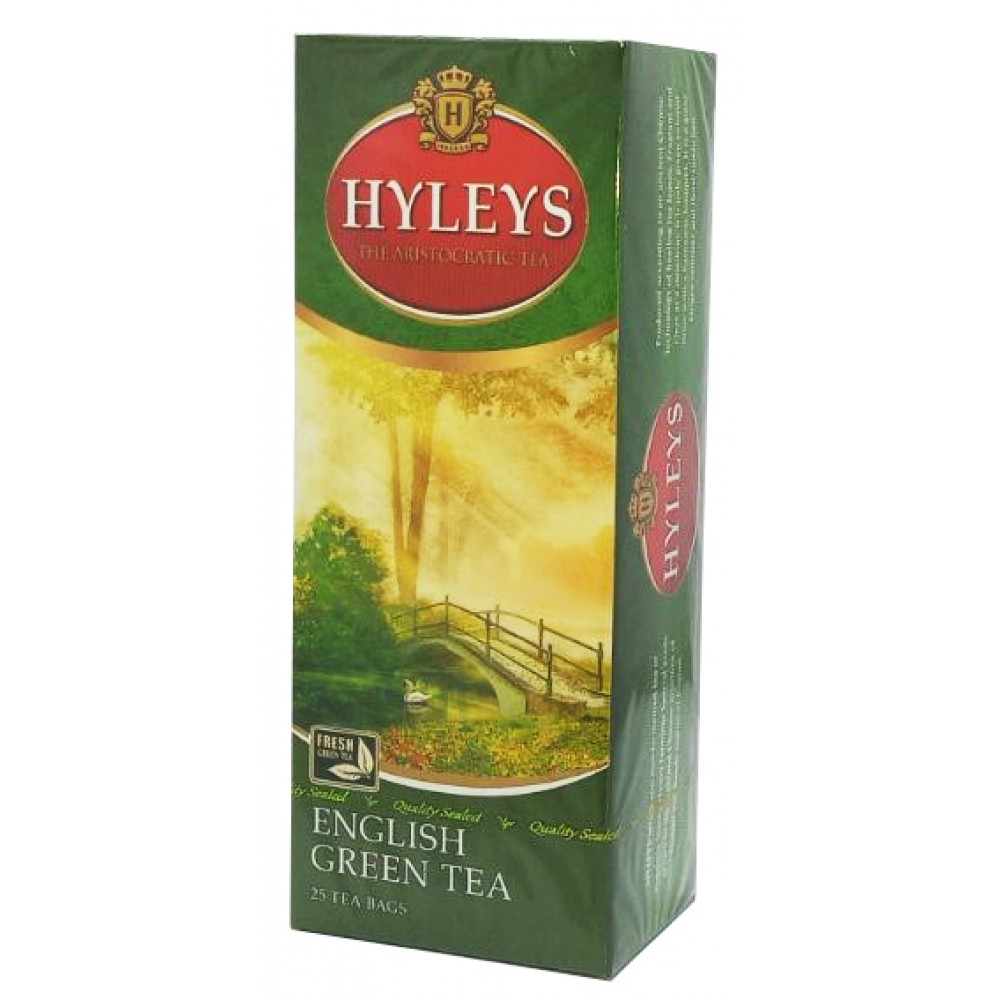 Чай Hyleys English green tea Зеленый 25 пакетов