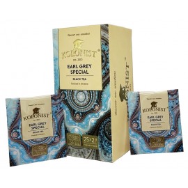 Чай Kolonist чорний Earl Grey Special 25 пакетів сашет