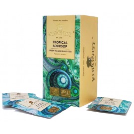 Чай Kolonist черный и зеленый Tropical Soursop 25 пакетов сашет