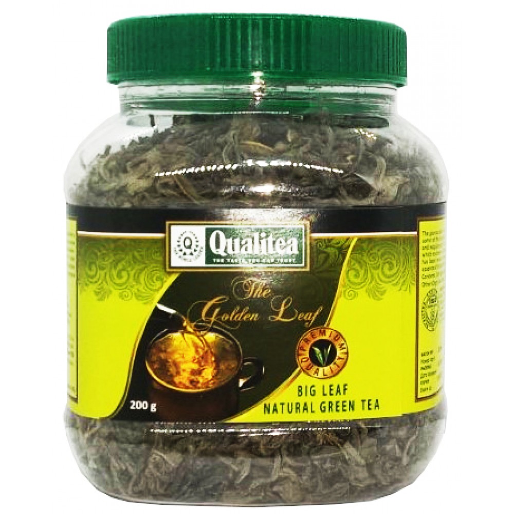 Чай "Qualitea" зелений 200 грам пластикова банка