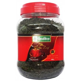 Чай "Qualitea" чорний OPA 500 грам пластикова банка