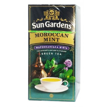 Чай Sun Gardens Марокканская мята 25 пакетов