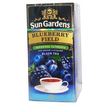 Чай Sun Gardens Черничная поляна 25 пакетов