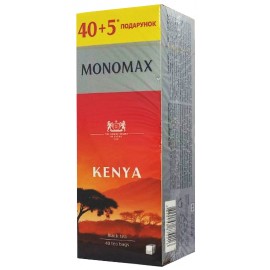 Чай Мономах черный Кения 45 пакетов без ярлыка