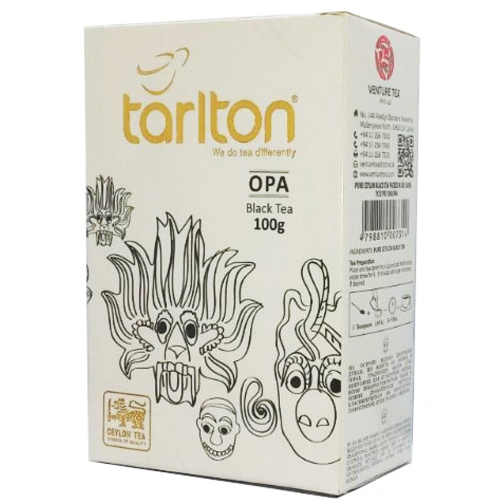 Чай черный Tarlton OPA 100 грамм