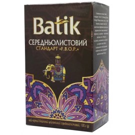 Черный чай Батик Среднелистовой FВОР 100 грамм