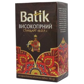 Черный чай Батик мелколистовой ВОР 100 грамм