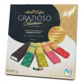 Шоколад Grazioso Cremy Selection ассорти 200 грамм