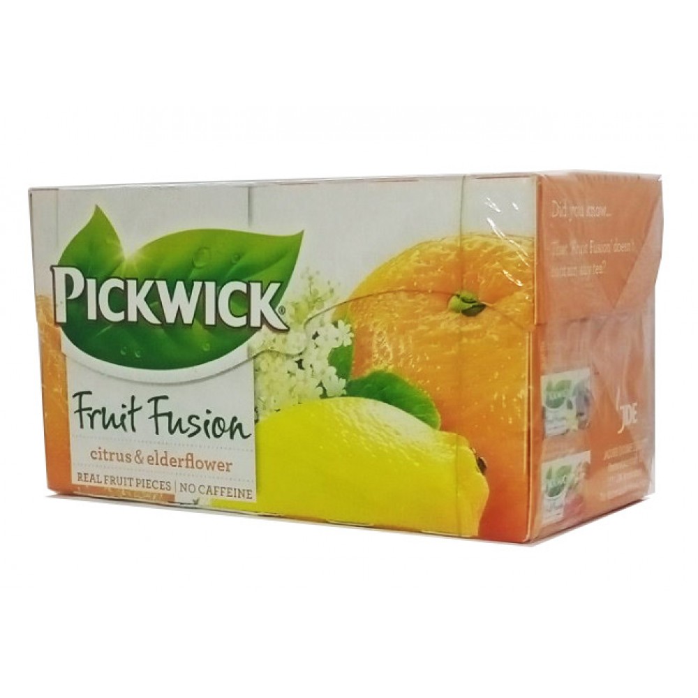 Чай Pickwick Citrus & elderflower Fruit Fusion фруктово-трав'яний 20 пакетів.