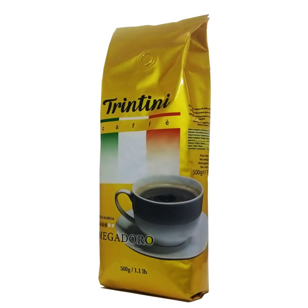 Кава Трінтіні "Trintini" Megadoro 500г зерно