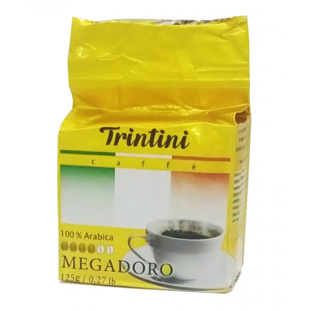 Кофе Тринтини "Trintini" Megadoro 125 грамм молотый