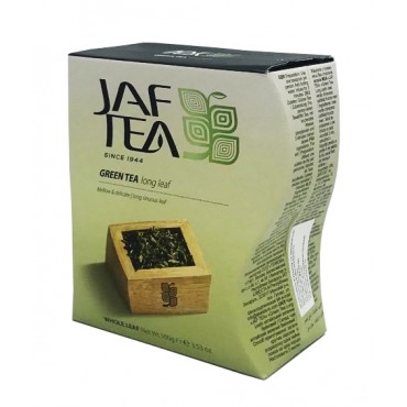 Чай "Jaf" зеленый Long Leaf ОРА, 100 грамм картон