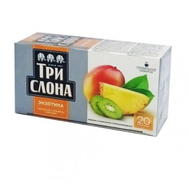 Чай "Три Слона" Екзотика 20 пакетів