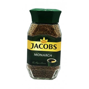 Кава розчинна сублімована Jacobs Monarch 200 Грам скло банка